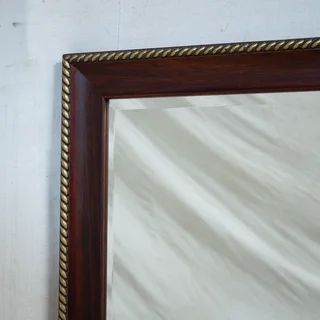 Wooden Bevelled Mirror