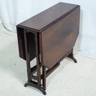 Solid Imbuia Dropside Side Table