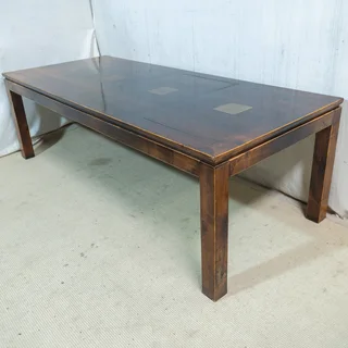 8-Seater Chinese Solid Elmwood Table