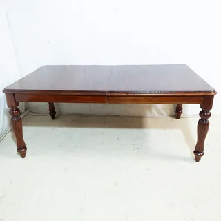 6-Seater Solid Mahogany Dining Table