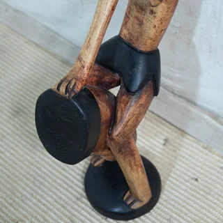 Smoking Drummer Man Statue