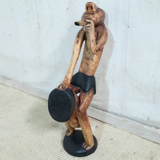 Smoking Drummer Man Statue