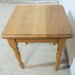 Solid American Oak Side Table