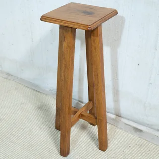 Solid Oak Plant Stand