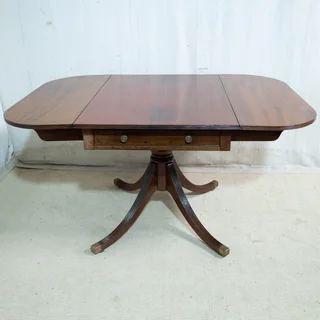 Regency Style Solid Mahogany Dropside Table