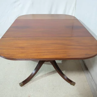 Regency Style Solid Mahogany Dropside Table