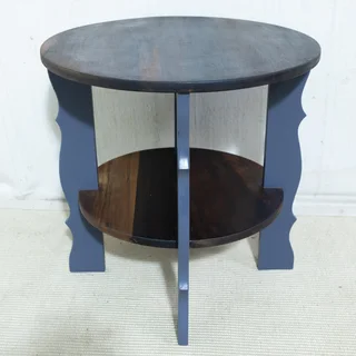 2-Tier Solid Blackwood Coffee Table / Side Table