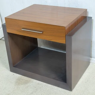 Retro Walnut Pedestal