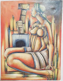 Original Lady Musician Artwork