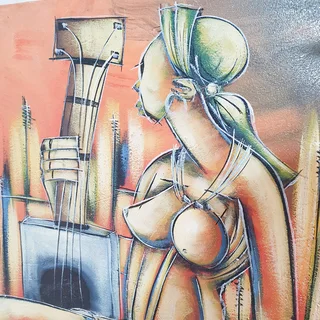 Original Lady Musician Artwork