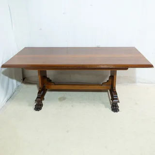8-Seater Solid Mahogany Refectory Table