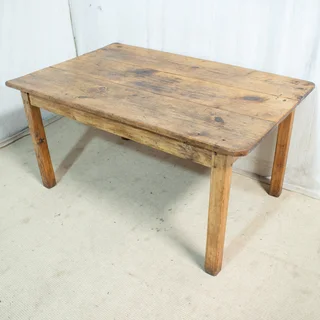 6-Seater Antique Cape Cottage Oregon Pine Table