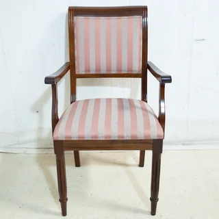 Imbuia Upholstered Armchair