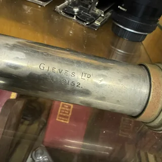 19th Century Brass &amp;  Leatherbound Telescope