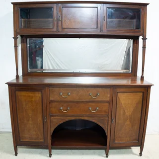 Edwardian Cuban Mahogany 2-Tier Sideboard