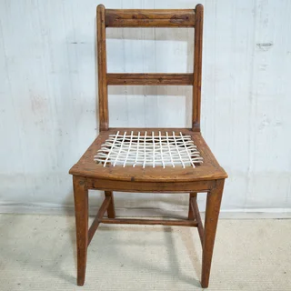 Antique Cape Elmwood & Riempie Chair