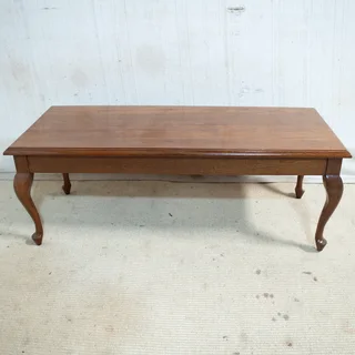 Solid Mahogany Rectangle Coffee Table