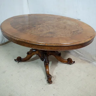 Victorian Walnut Centre Table