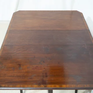 Edwardian Mahogany Small Dropside Table