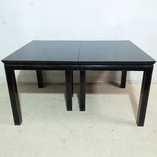 Chinese Solid Zelkova Wood 14-Seater Table &amp; 12 Chairs