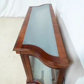 Mahogany &amp; Glass Display Cabinet