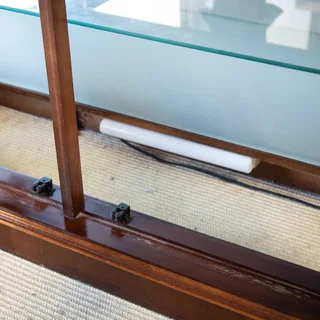 Mahogany &amp; Glass Display Cabinet