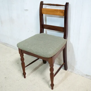 8x Yellowwood &amp; Imbuia Riempie Dining Room Chairs