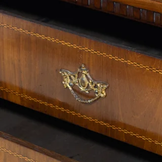 Edwardian Mahogany Inlaid Writing Bureau