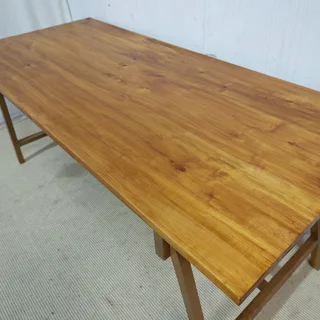 Wooden Trestle Table