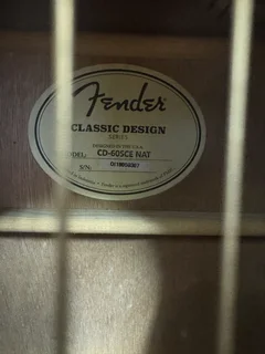 Fender Semi Acoustic Guitar