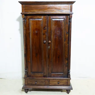 Indonesian Solid Zelkova Wood Cupboard