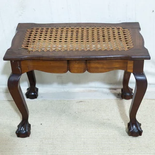 Antique Stinkwood Footstool