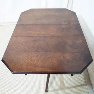 Solid Imbuia Dropside Side Table