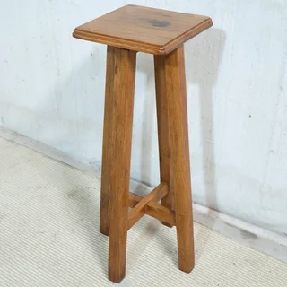 Solid Oak Plant Stand
