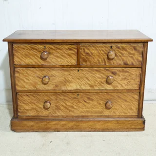Victorian Satinwood Chest of Drawers