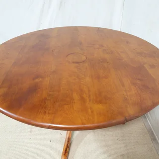4-6 Seater Round Solid Cedar Wood Table