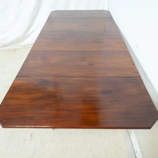 Sheraton Solid Cuban Mahogany Drop-Side Table