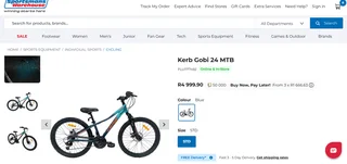 Mountain Bike 24 inches; - [KERB GOBI] brand with stand and pump and more!