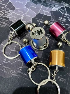 Petrol heads keyrings