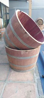 Half Barrel Garden Planters from R400 each