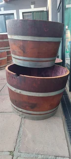 Half Barrel Garden Planters from R400 each