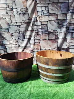 Half Barrel Garden Planters from R399 each