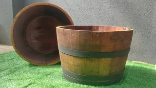 Half Barrel Garden Planters from R400 each