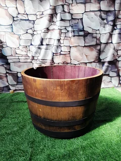 Half Barrel Garden Planters from R400 each