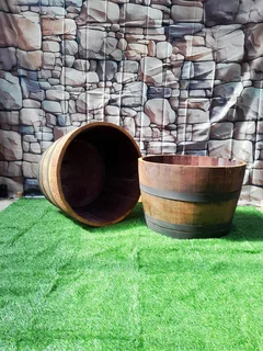 Half Barrel Garden Planters from R400 each