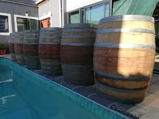 Half Barrel Garden Planters from R400 each