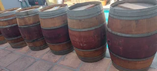 Half Barrel Garden Planters from R350 each