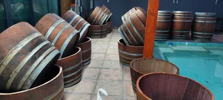 Half Barrel Garden Planters from R350 each