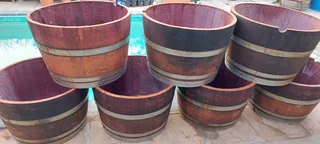 SALE - Half Barrel Garden Planters from R350 each