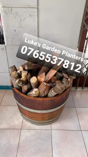 Half Barrel Garden Planters from R350 each